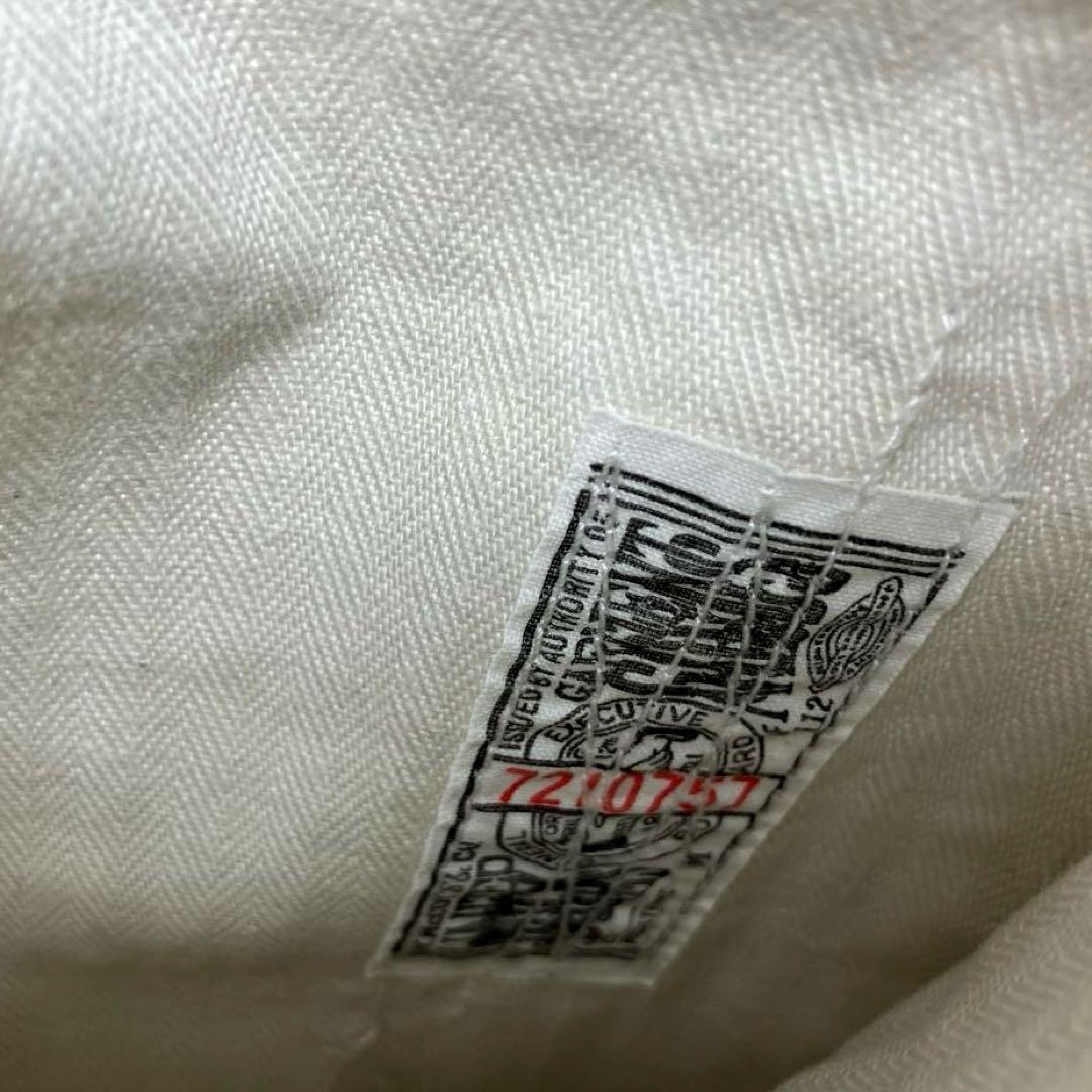 リアルマッコイズ　ホワイトHBTダブルニーワークパンツ　W30 ペインターパンツ