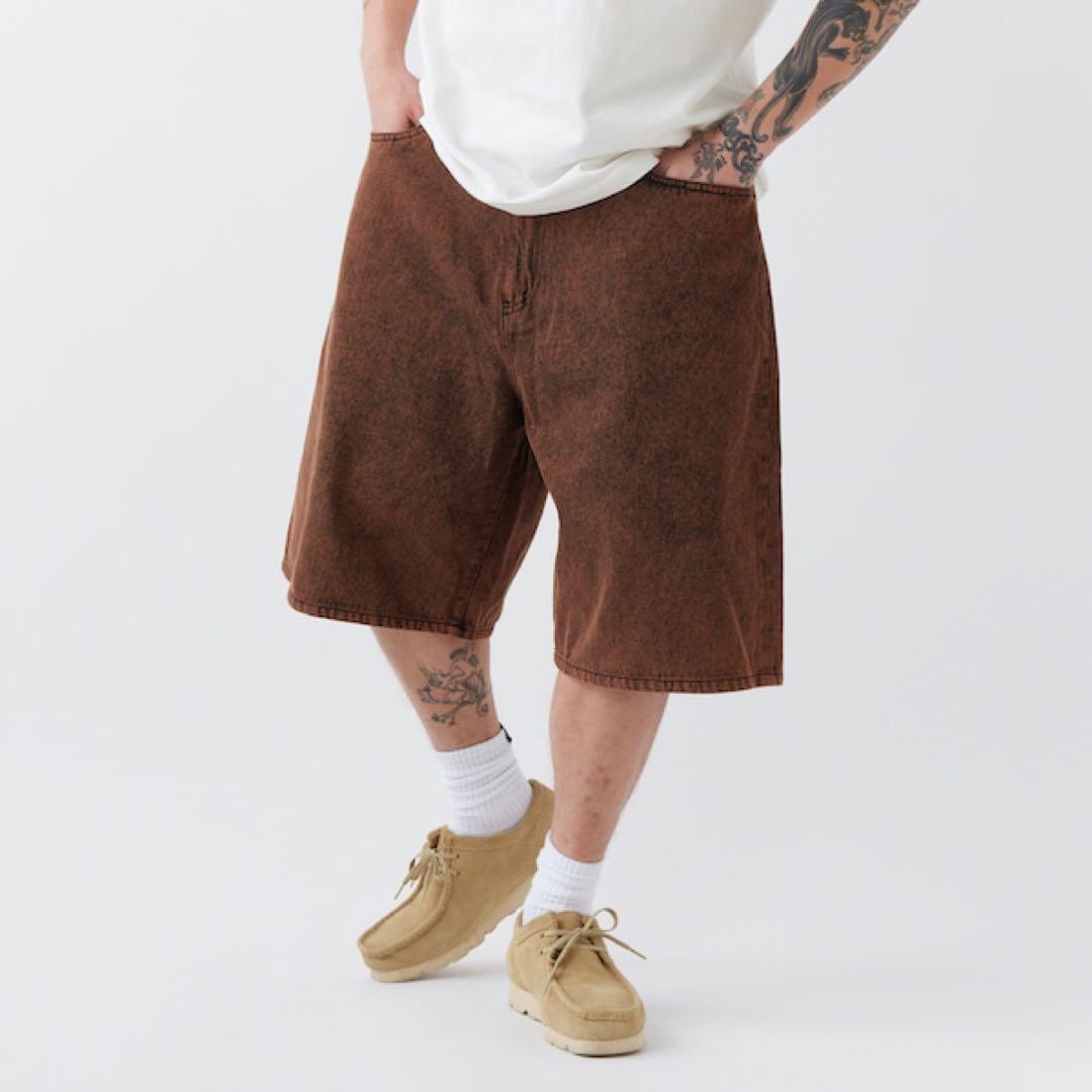 FAT 1/2 DYEMENT ブラウン　SKINNY(L)サイズ