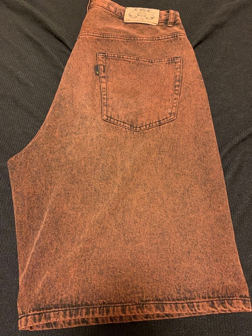 FAT 1/2 DYEMENT ブラウン　SKINNY(L)サイズ