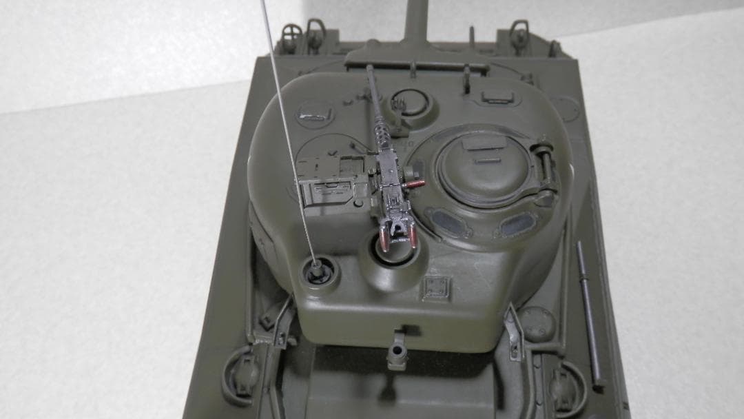 １／１６スケール　RC戦車組立済み　Ｍ４シャーマン　フルオペ　２ｃｈプロポ付き