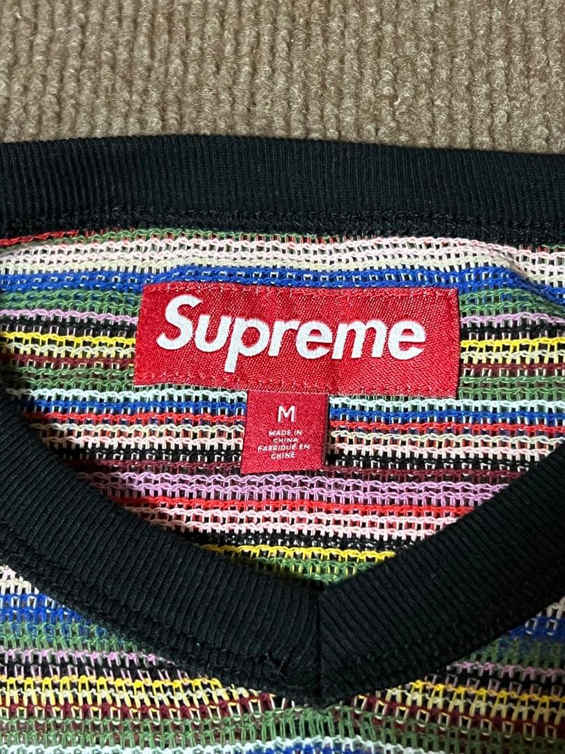 Supreme 25SS Open Knit Football Top Mサイズ