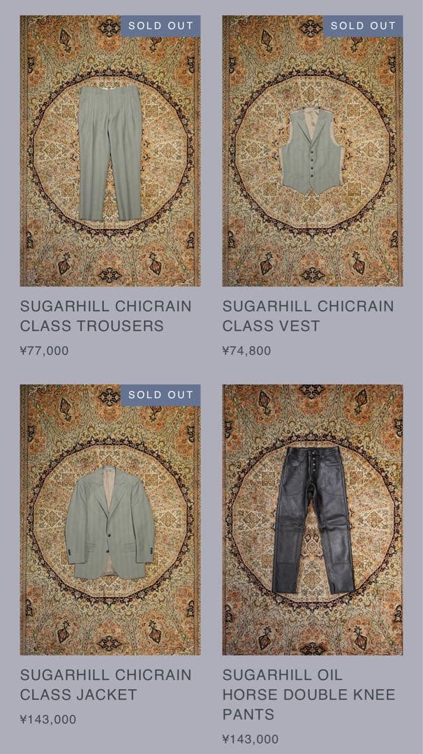 SUGARHILL × Wisdom Tool 3ピーススーツ