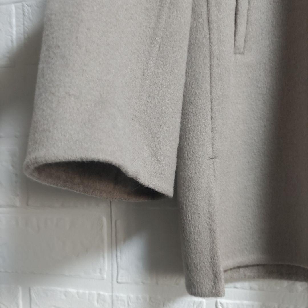 23区　ウールアンゴラ フーデットリバーコート ショート