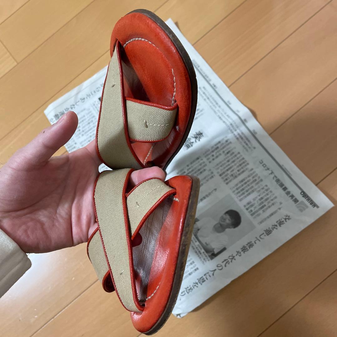 正規品　PRADA プラダ　レザー ストラップ サンダル 7.5 7 1/2