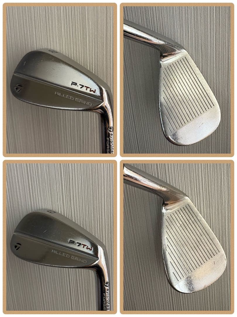 激レア！タイガーウッズ特別仕様テーラーメイドP7TW アイアンセット7本