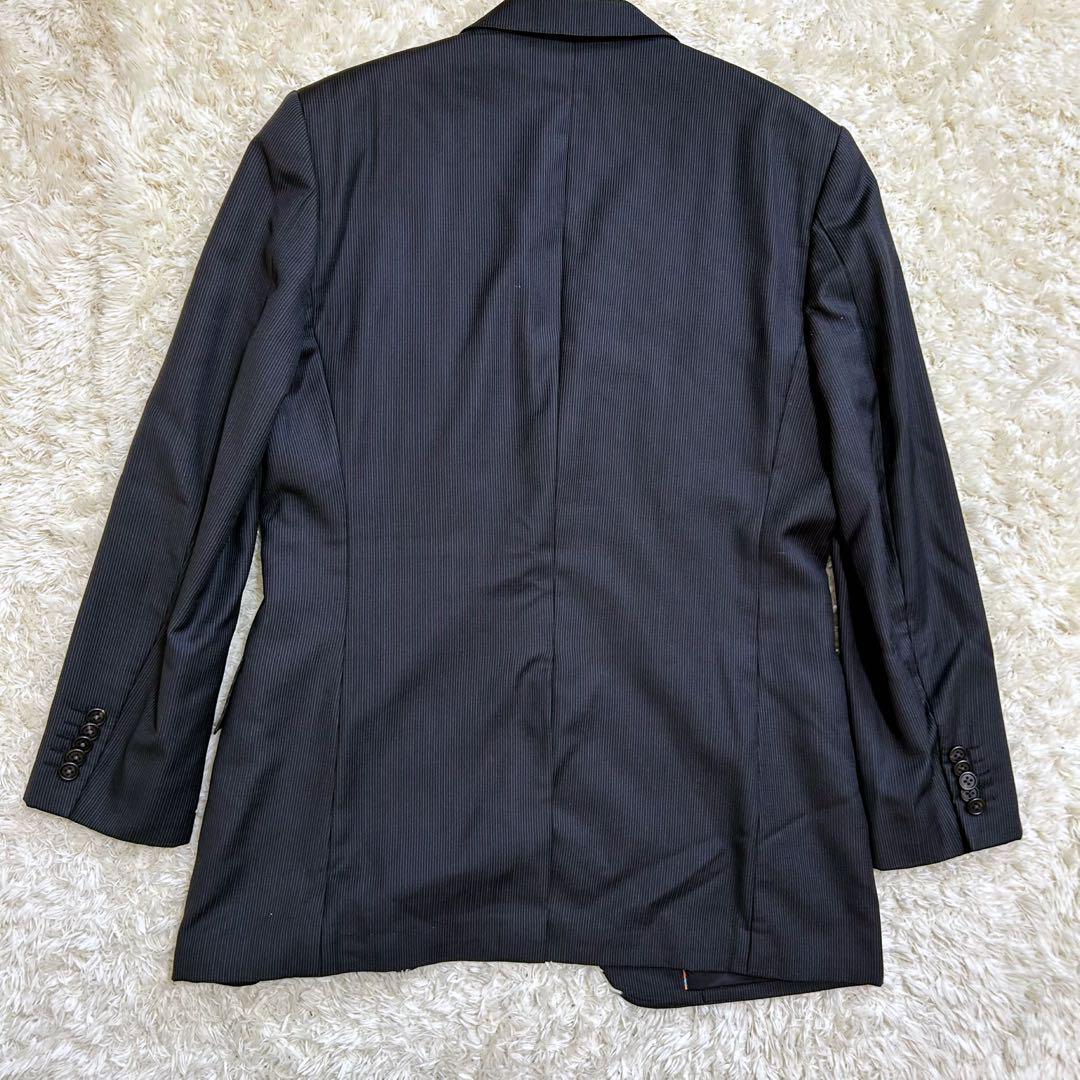 美品✨ポールスミス　マルチストライプ　セットアップ　スーツ ブラック