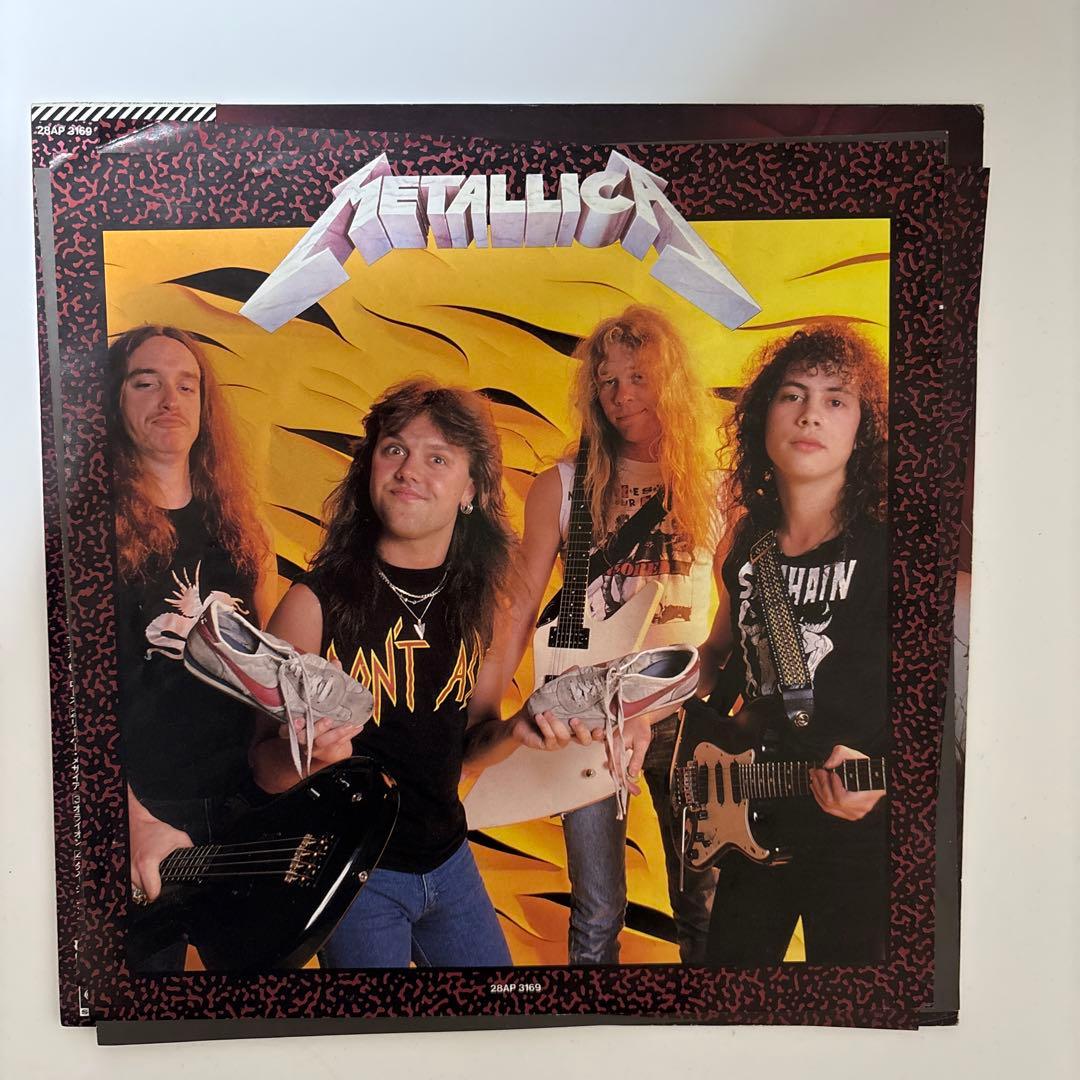 メタリカ　メタルマスター　国内盤レコード　帯付　特典カラー・ピンナップ付