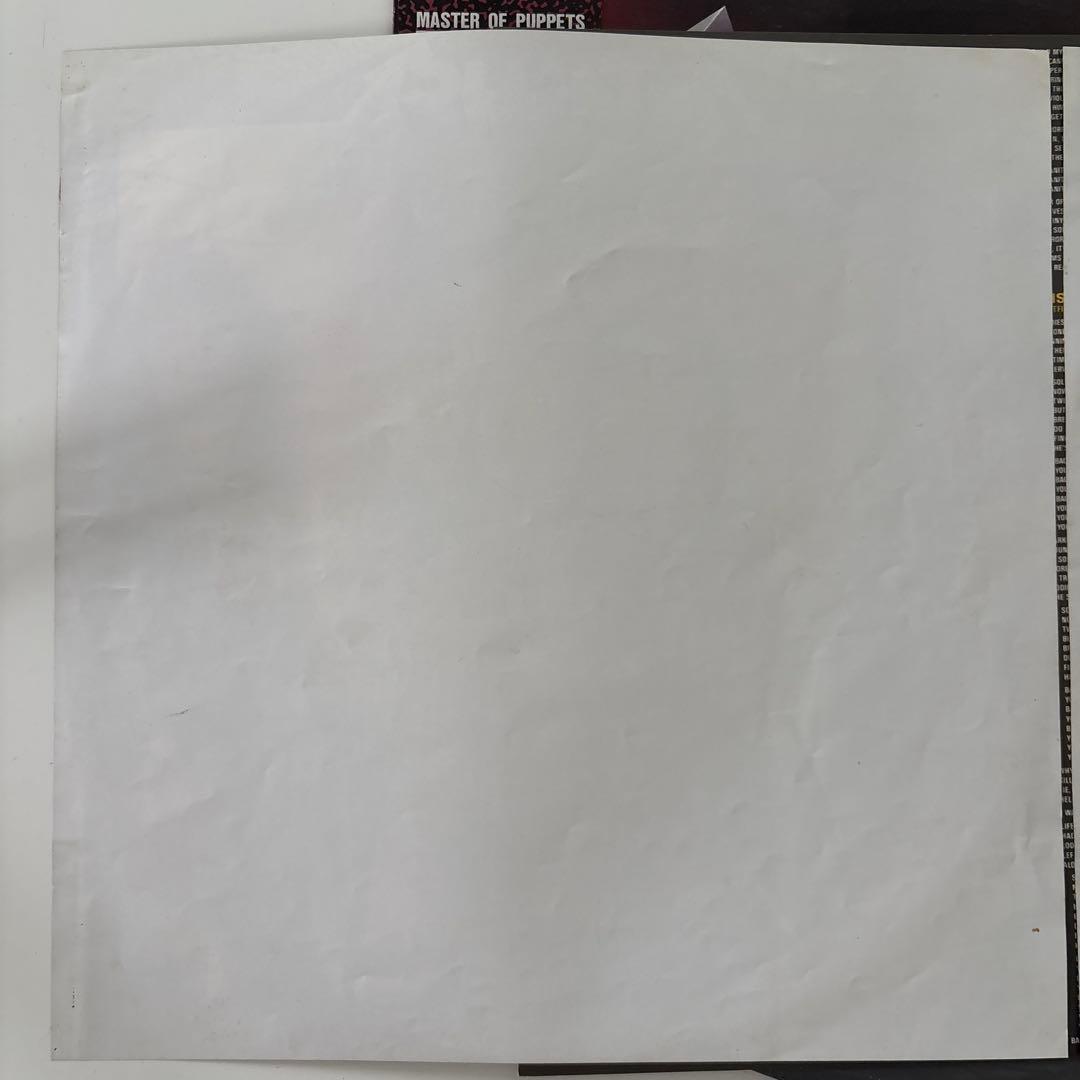 メタリカ　メタルマスター　国内盤レコード　帯付　特典カラー・ピンナップ付