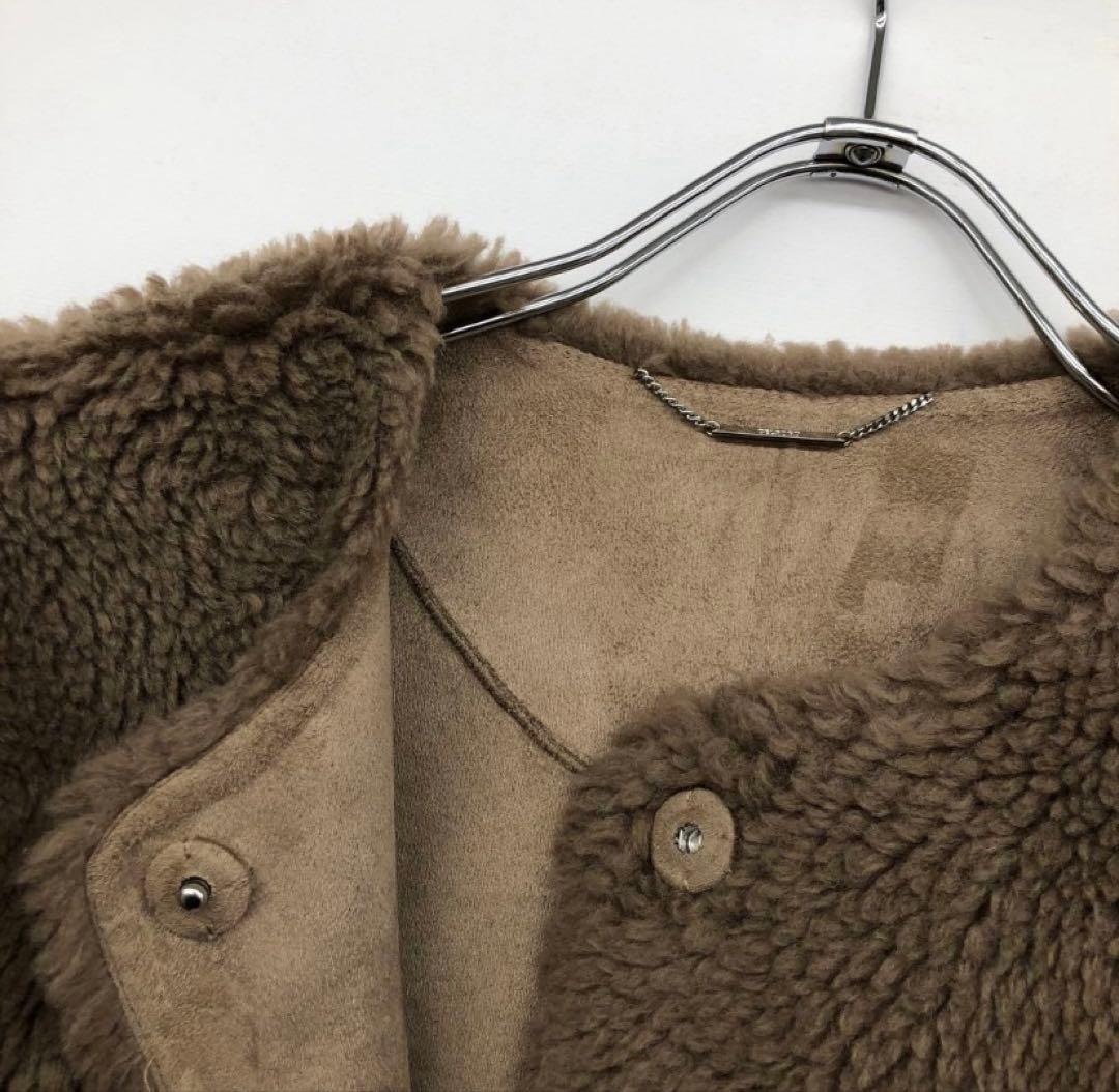 CELFORD セルフォード　袖ファー付きボアコート