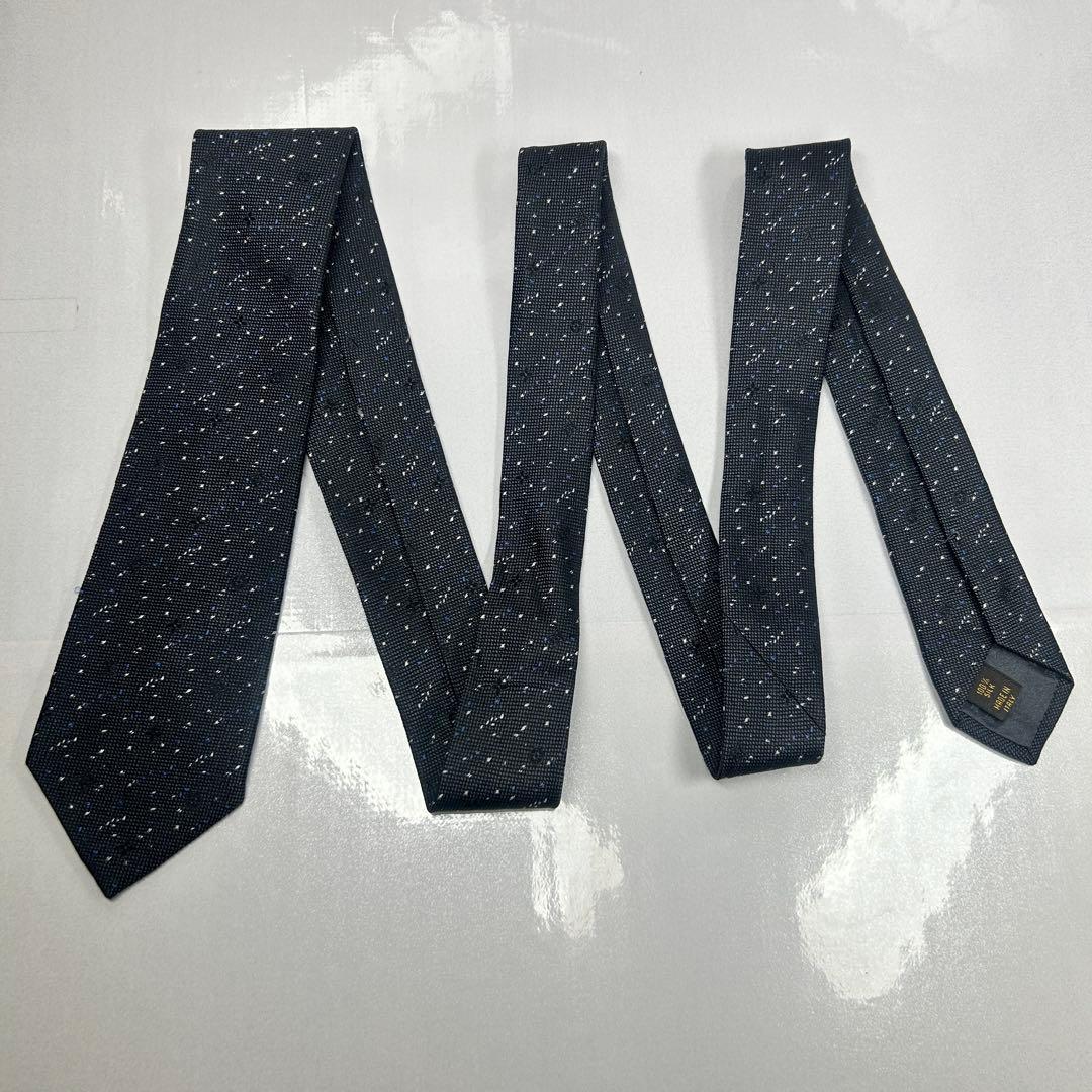 LOUIS VUITTON ルイヴィトン 極美品 ネクタイ モノグラム ブラック