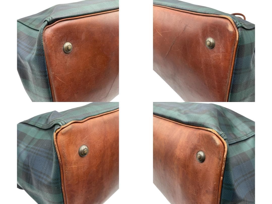 ポロ ラルフローレン ブラックウォッチ ドクターバッグ ボストンバッグ