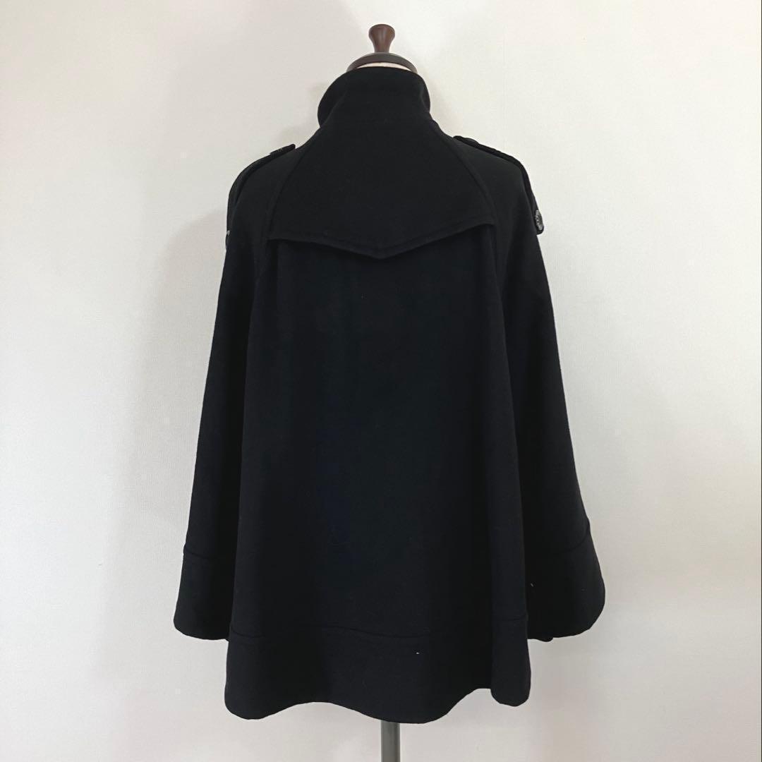 【Mサイズ】Reflect リフレクト ウール カシミヤ ポンチョ ケープコート