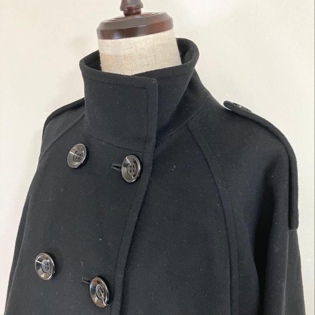 【Mサイズ】Reflect リフレクト ウール カシミヤ ポンチョ ケープコート