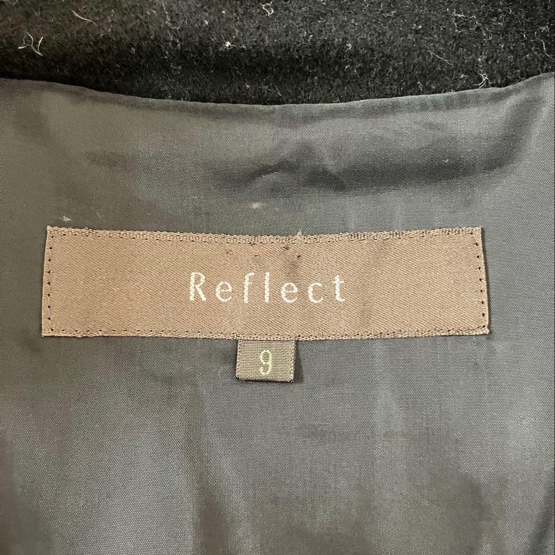 【Mサイズ】Reflect リフレクト ウール カシミヤ ポンチョ ケープコート