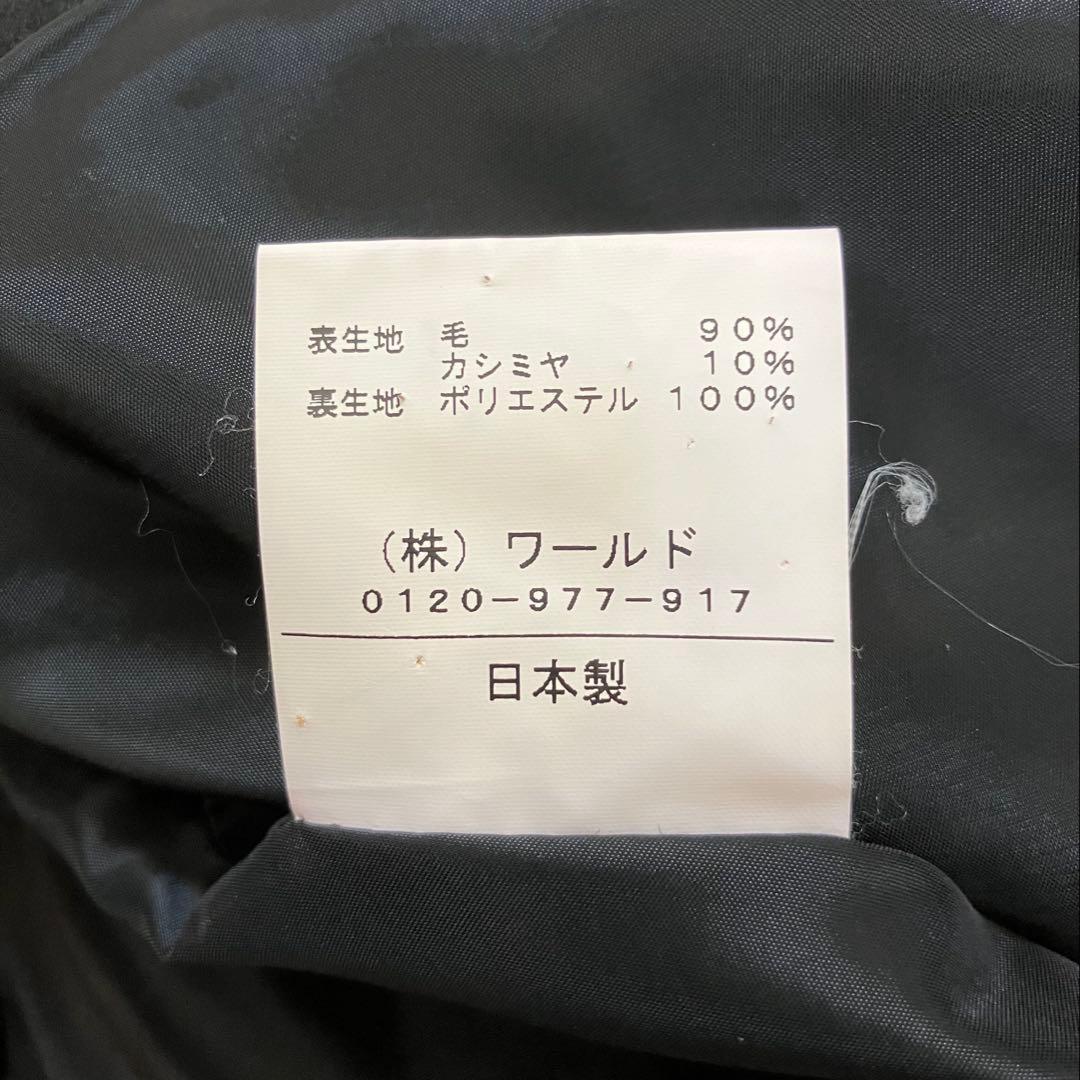 【Mサイズ】Reflect リフレクト ウール カシミヤ ポンチョ ケープコート