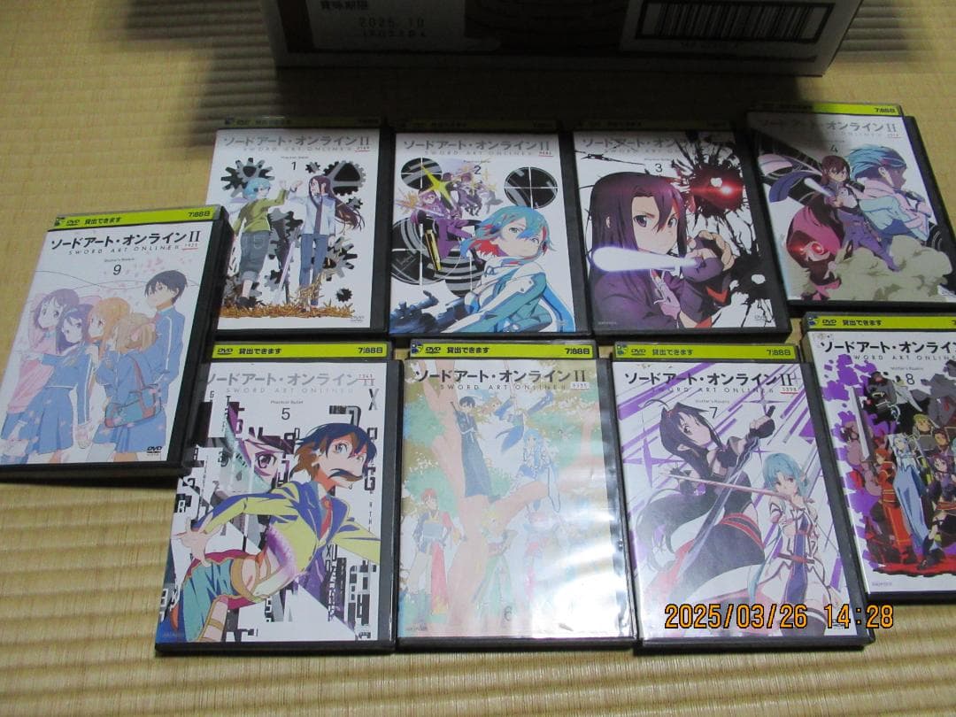 ソ－ドア－トオンライン　DVD 33本セット　　レンタル落ち