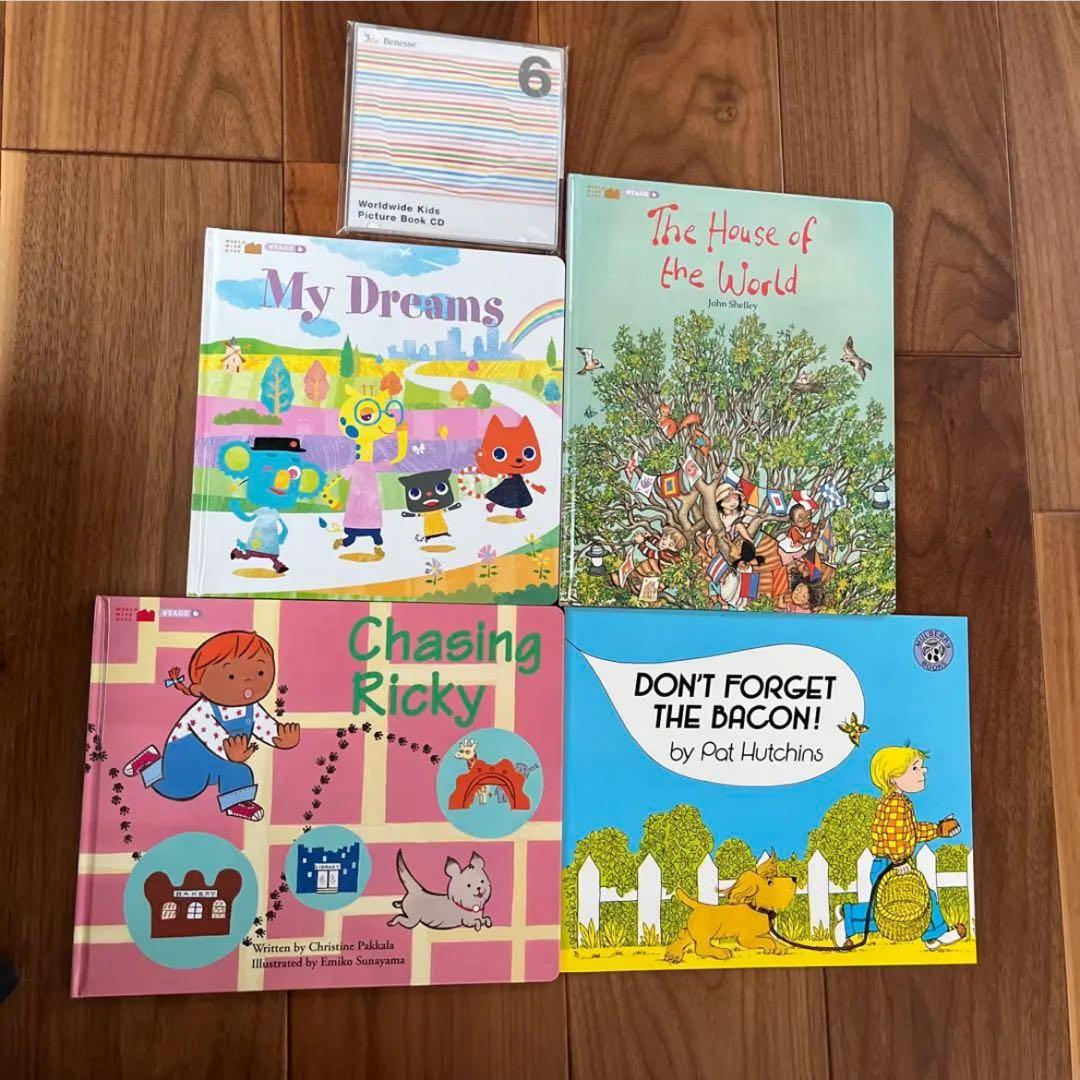 ほぼ未使用✦ฺ ワールドワイドキッズ 英語絵本 CDあり WWK