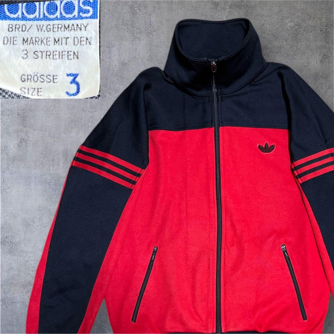 70s アディダス adidas トレフォイル　ジャージ　西ドイツタグ　希少