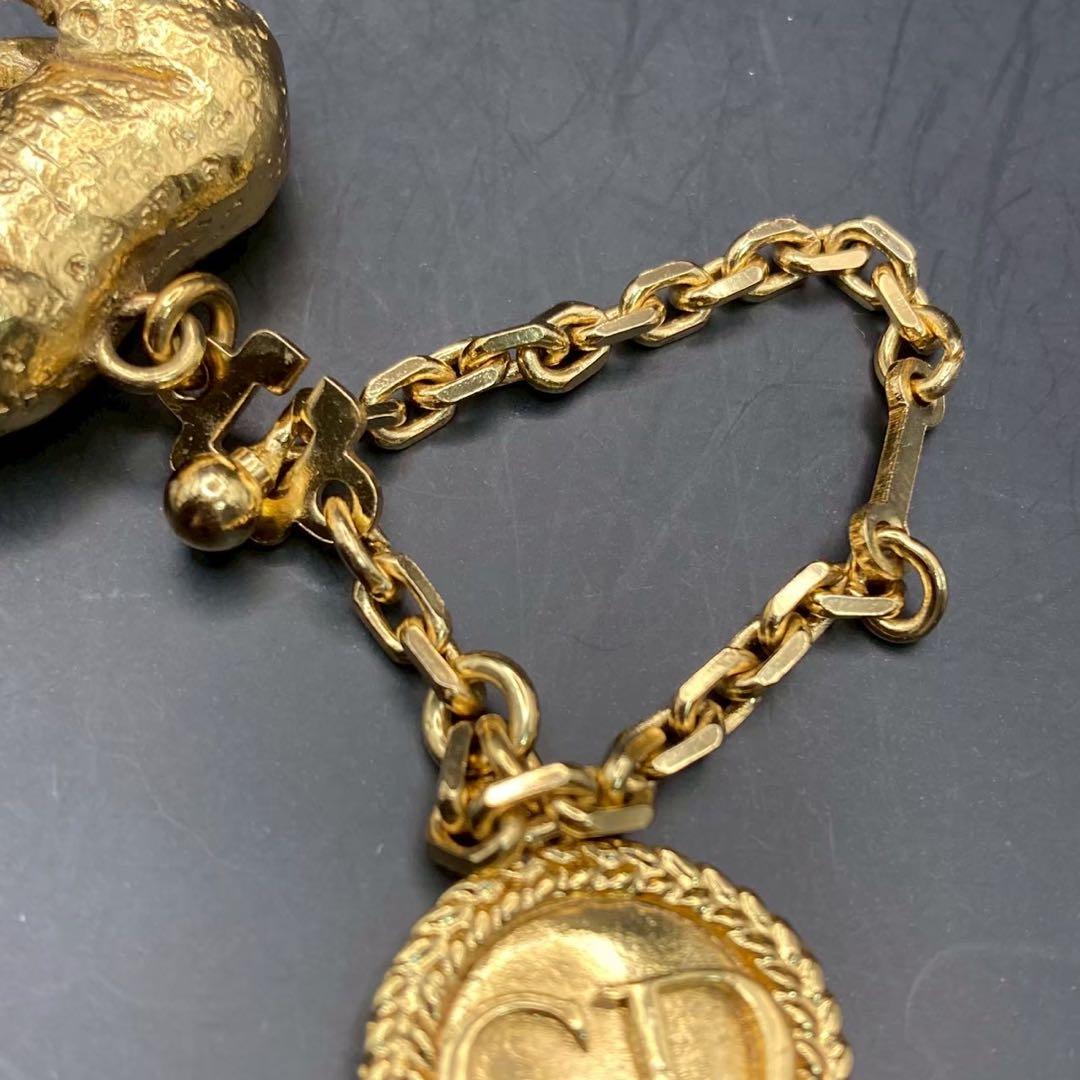 【美品】超稀少　クリスチャンディオール　ヴィンテージ　アニマル　チャーム　CD