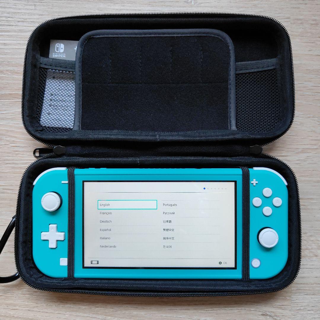 Nintendo Switch Lite 本体 ターコイズ + 本体ケース