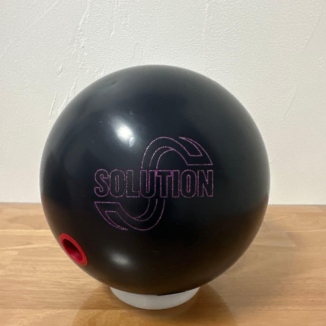ソリューション・ブラック　ストーム　 ボウリングボール 15P