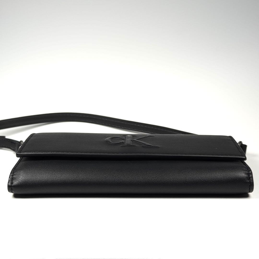 新品未使用   ショルダーバッグ ウォレット CKロゴ