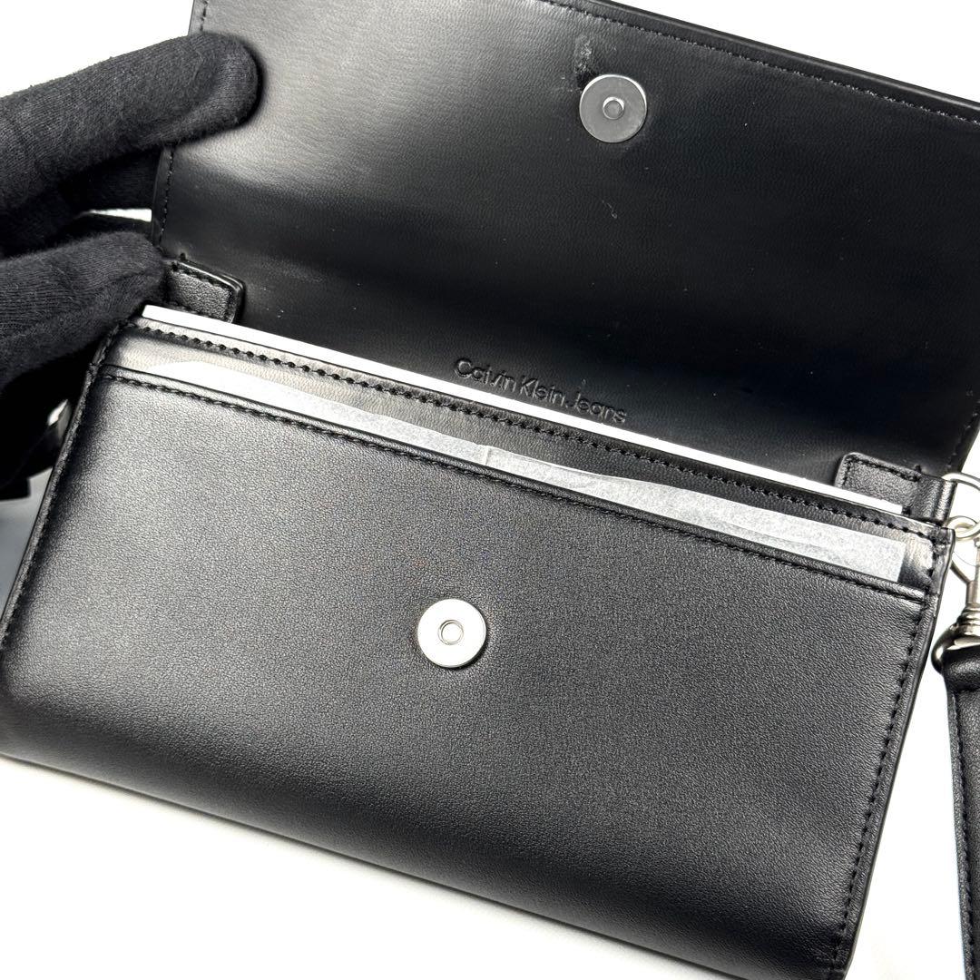 新品未使用   ショルダーバッグ ウォレット CKロゴ
