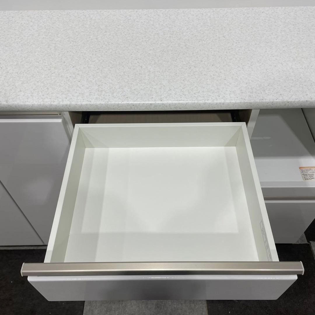 NITORI カウンター アルミナ2 収納 棚 幅140cm 家具Ap2093