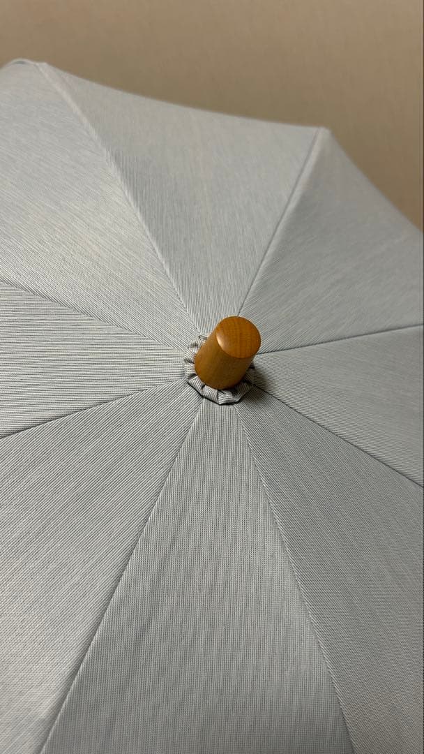 【サンバリア100】折りたたみ日傘／２段折（mokuブルー）