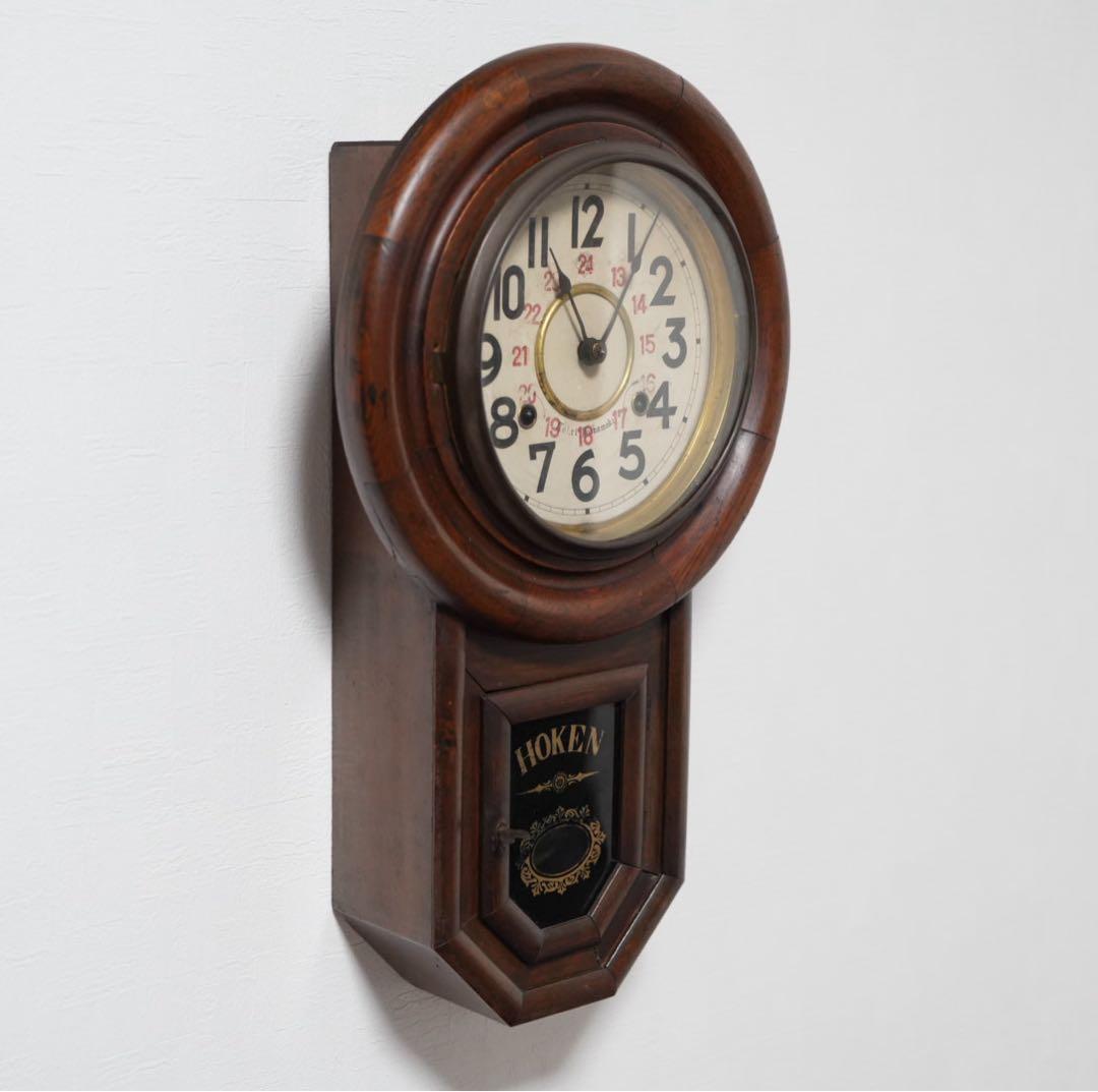 ボンボン時計　柱時計　明治期　大正期　動作品