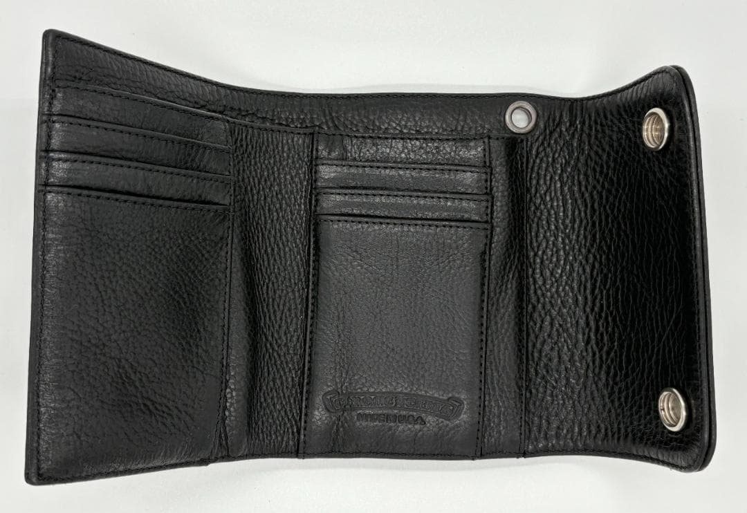 デカリョウ【新品】CHROME HEARTS: ウェーブミニウォレット