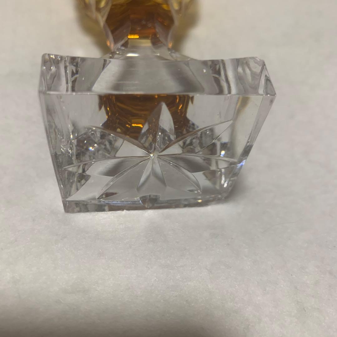 薩摩切子　脚付杯訳あり