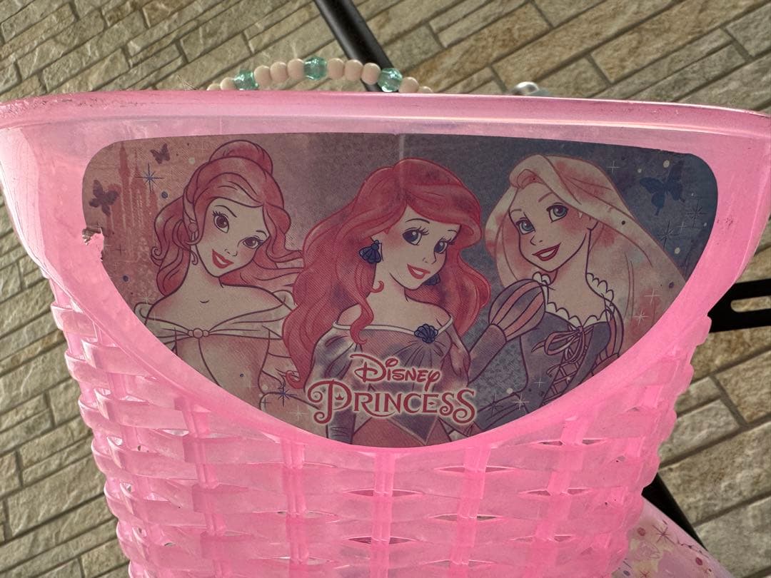 子供用自転車 ピンク 16インチ　補助輪付き