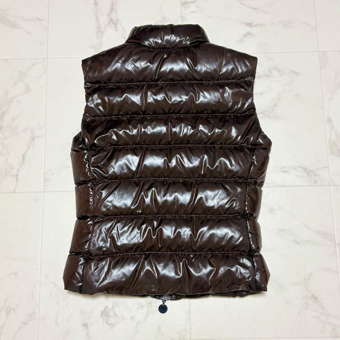 【極美品】モンクレール ダウンベスト ブラウン 00 GHANY ガーニー