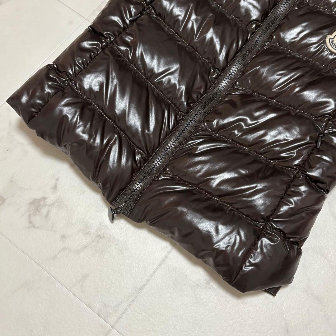 【極美品】モンクレール ダウンベスト ブラウン 00 GHANY ガーニー