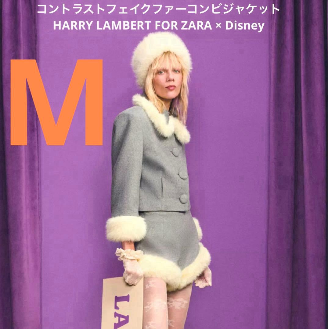 【ZARA×Disney×ハリーランバート】コントラストフェイクファージャケット