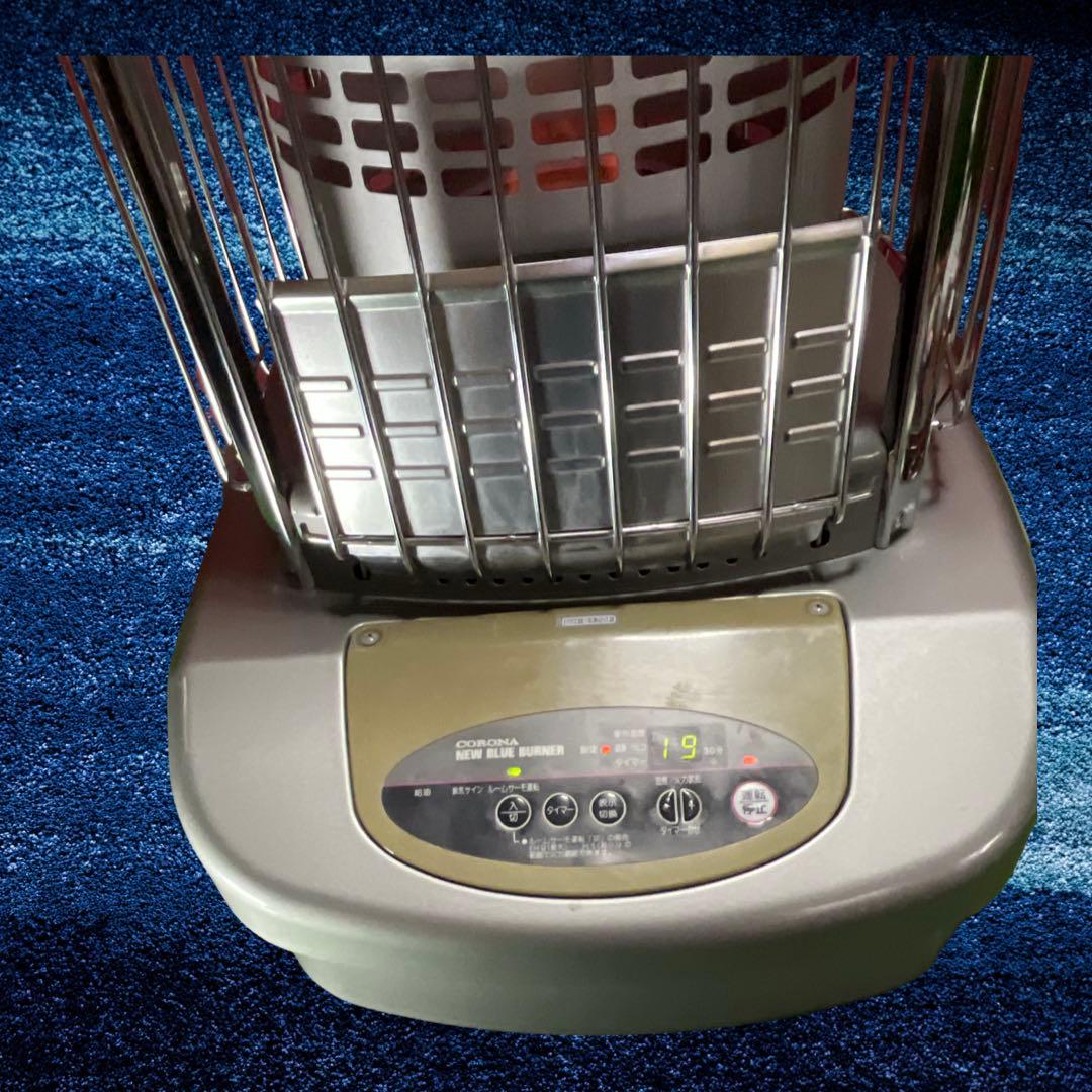 中古品コロナ業務用大型ファンヒーター 石油ストーブ GH-B170F。