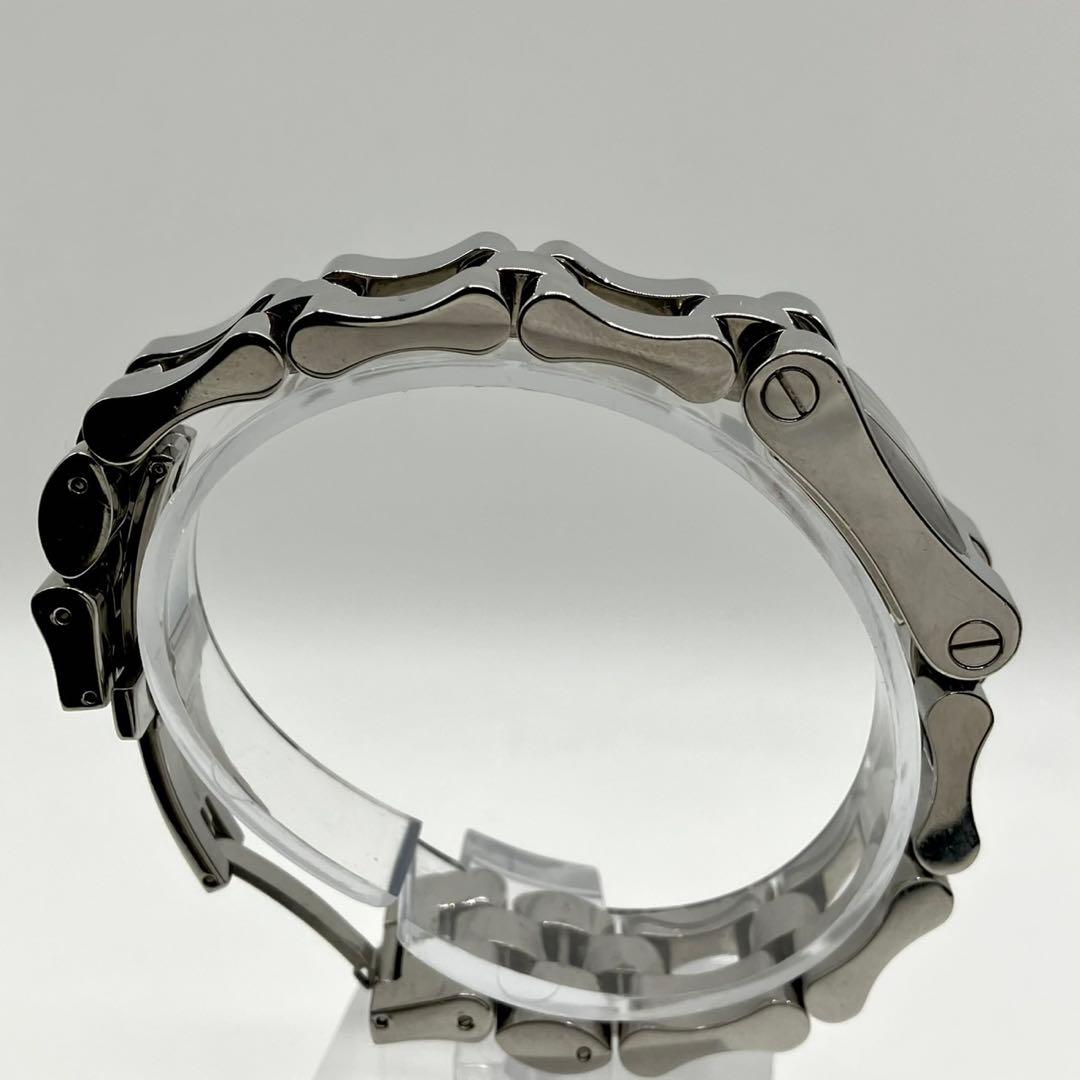 稼働 GUCCI グッチ 2305L ブラック シルバー レディース 腕時計