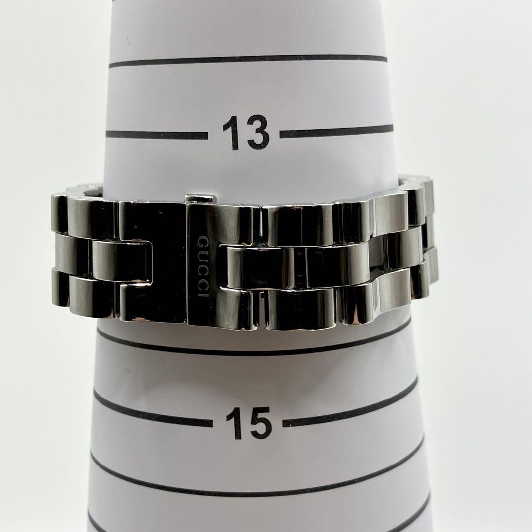 稼働 GUCCI グッチ 2305L ブラック シルバー レディース 腕時計