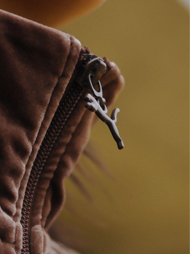 PUMA emmi ベロアジャージ ブラウン