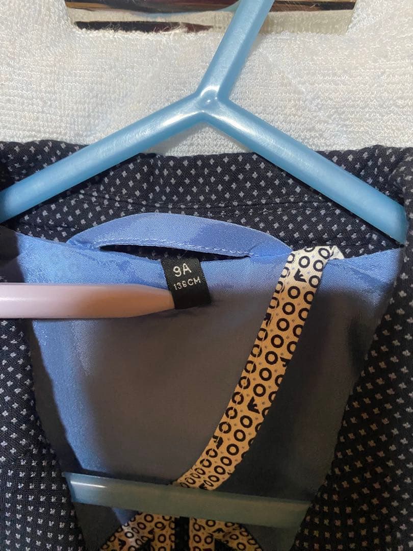 ARMANI JUNIOR ネイビー　ドット　スーツ　9-10