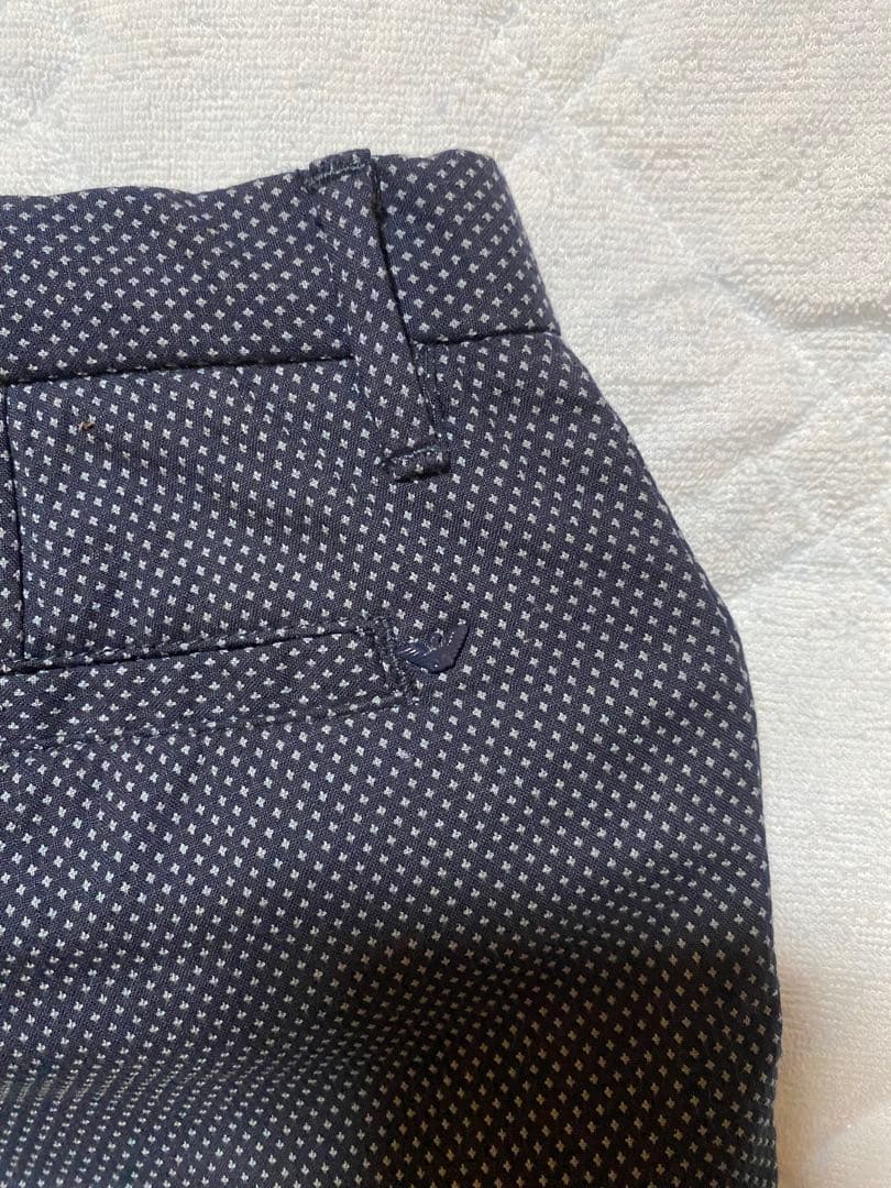 ARMANI JUNIOR ネイビー　ドット　スーツ　9-10