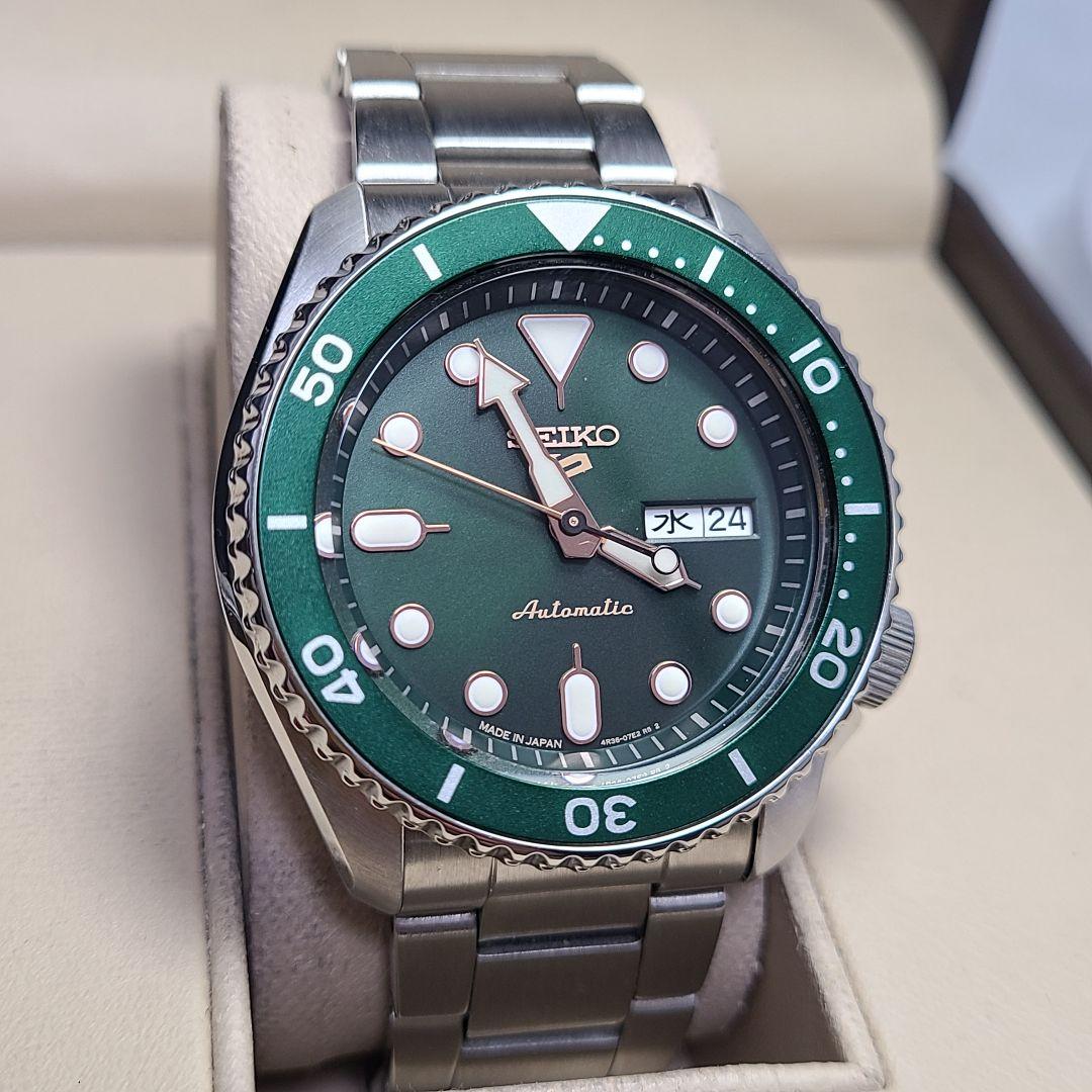【美品】SEIKO 5 スポーツ　4R36-07G0　SBSA013　稼働品