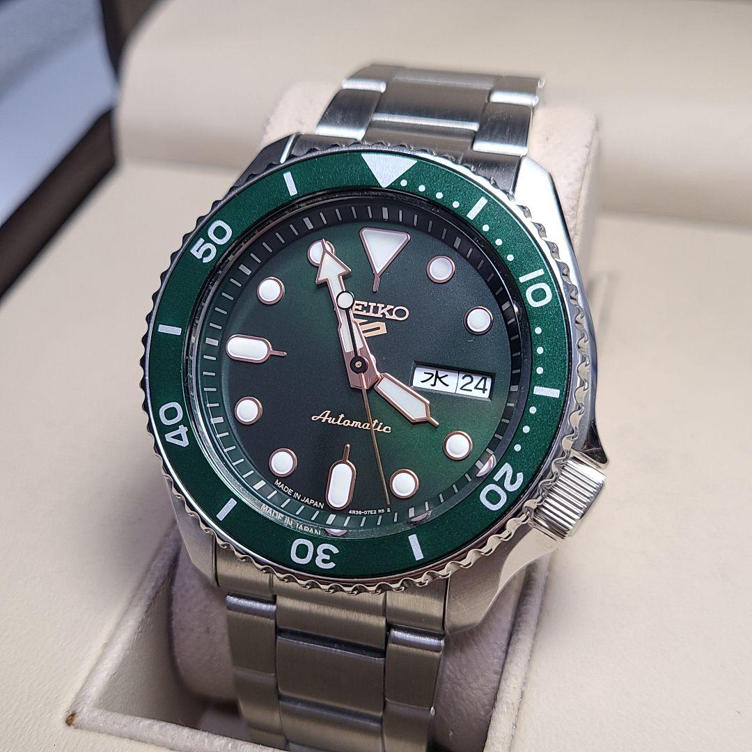 【美品】SEIKO 5 スポーツ　4R36-07G0　SBSA013　稼働品