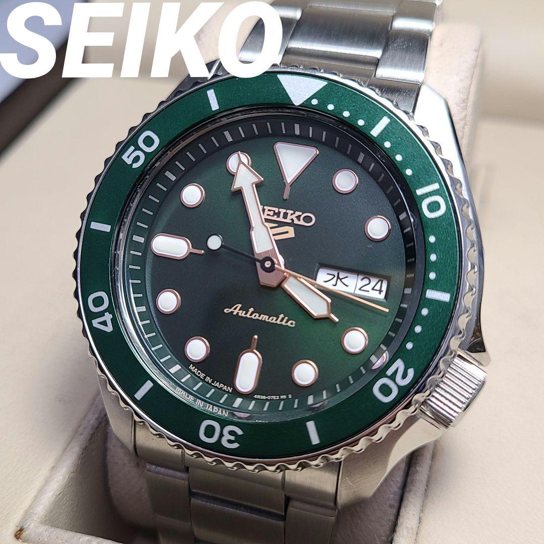 【美品】SEIKO 5 スポーツ　4R36-07G0　SBSA013　稼働品