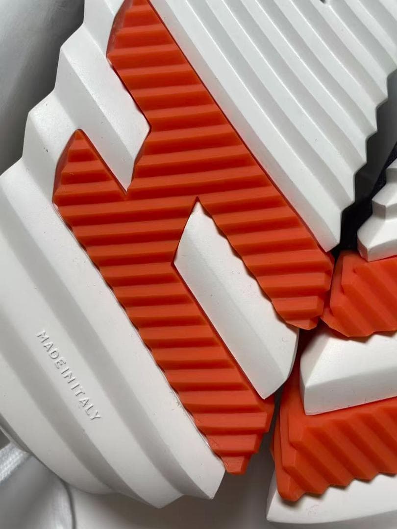 HERMES グレー/ホワイト シューズ