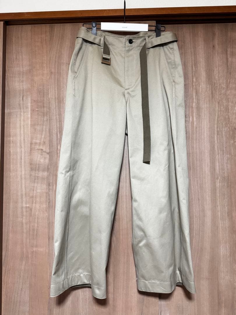 パンツ Sacai 25ss Cotton Chino Pants