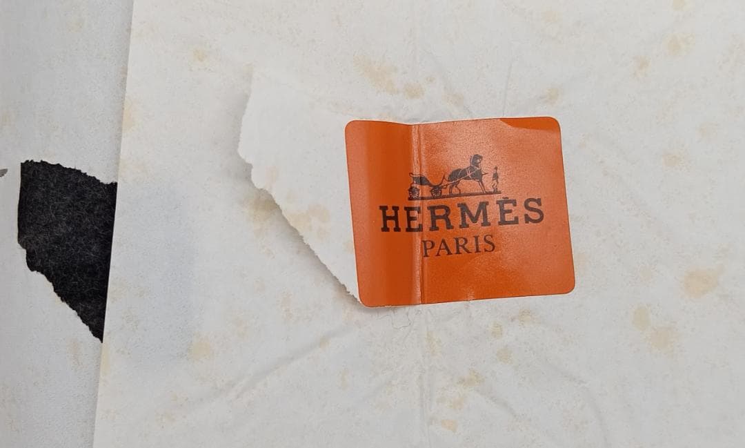 Hermès タータンチェック柄 カシミヤ100％マフラー