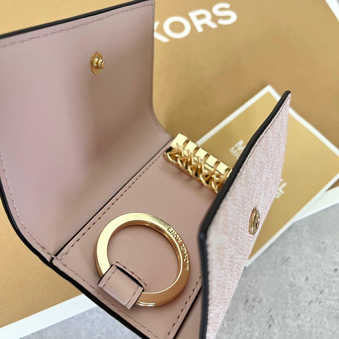 マイケルコース☆新品☆ 【日本限定】 MKシグネチャー キーケース/ピンク