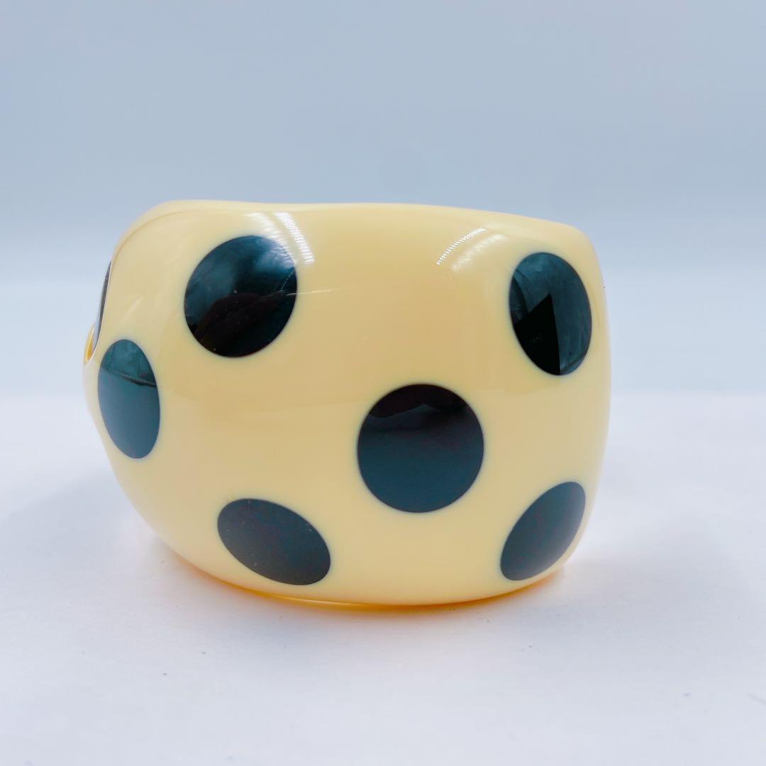 9EM103 CHANEL シャネル バングル ヴィンテージ ココ 水玉